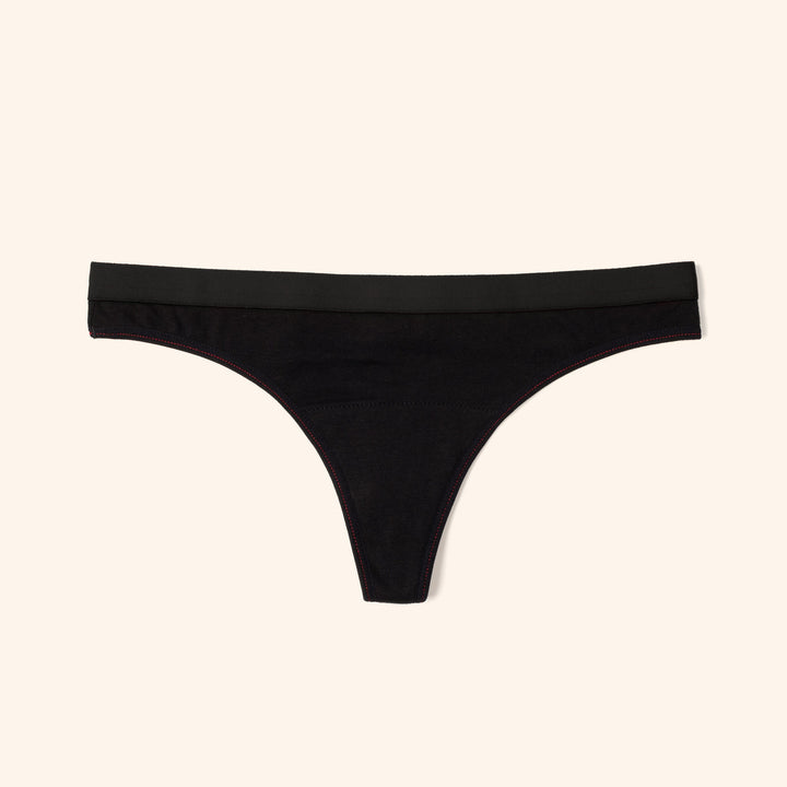 La Thongy Noire ✦ Culotte menstruelle
